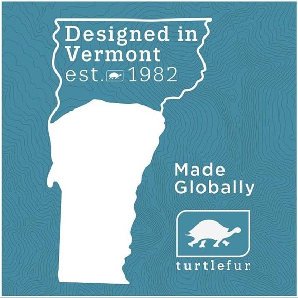 Turtle Fur Comfort Shell Stria UV Pipe Dream Fleece Lined Neck Warmer, Baltic - Picture 5 of 6